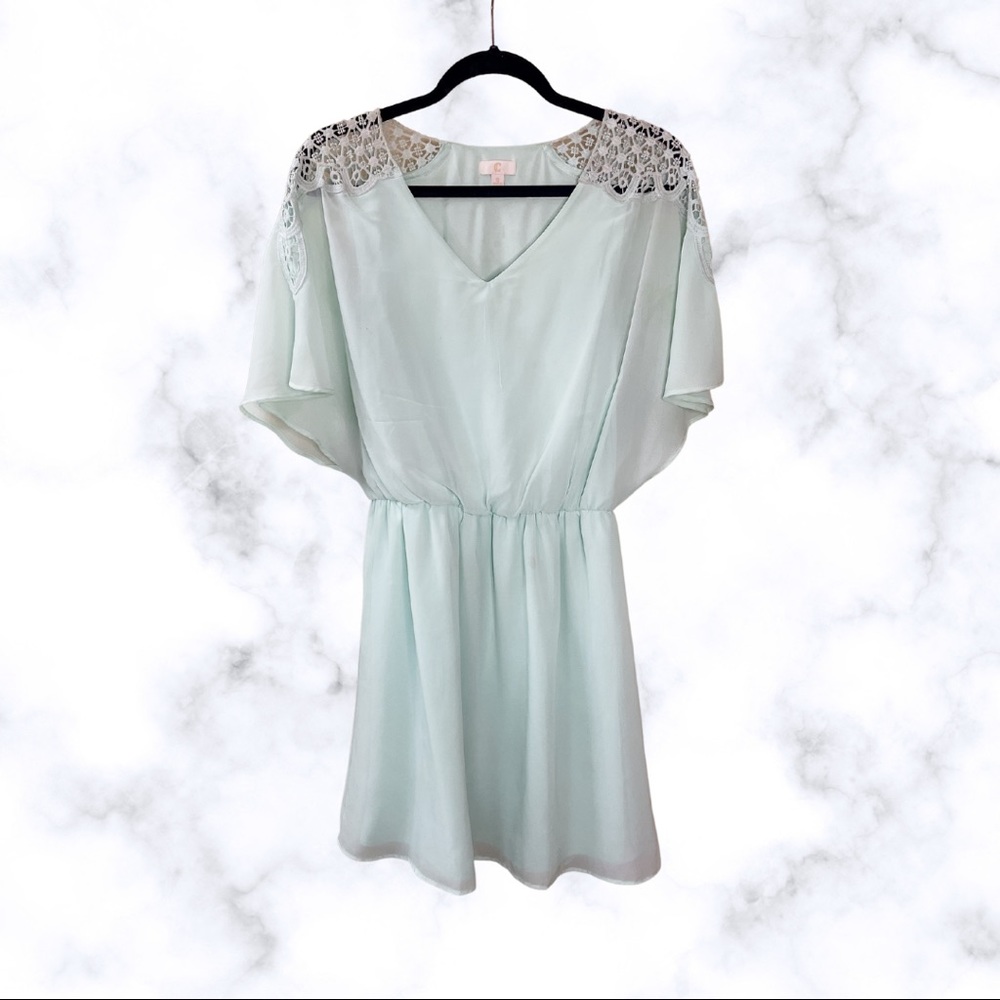 Mint Flowy Sundress